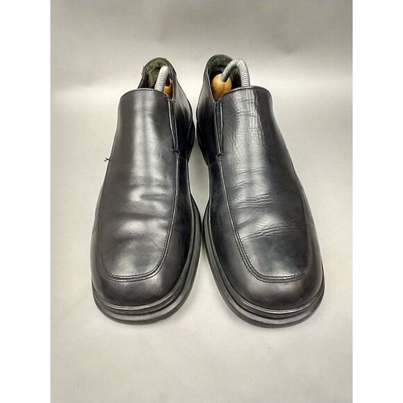 Cole Haan Nike Air Men Black Moc Slip On Loafers 9.5M Comfort Dress SHOES - Picture 2 of 14